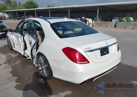 2015 Mercedes-Benz S 550 from USA, damaged, VIN WDDUG8CB4FA168774